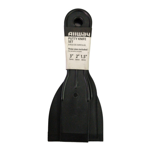 Allway Putty Spatula Set 3 Size Included 3", 2", 1.5"