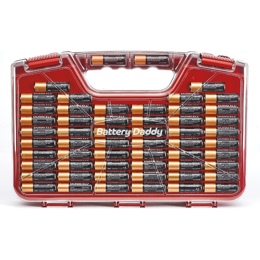 Battery Daddy Storage System Store And organize All Your Batteries Holds 180 Batteries Double Sided