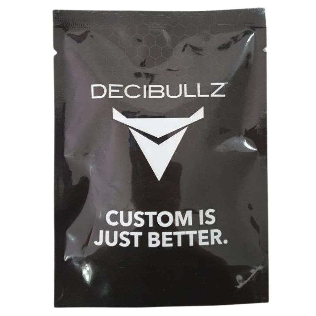 Decibullz Custom Molded Earplug, Earphone, and Earbud Replacement Tips - 5 Packs