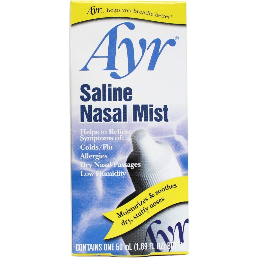 AYR Saline Nasal Mist Contains ONE 50 ml (1.69 fl oz) Bottle