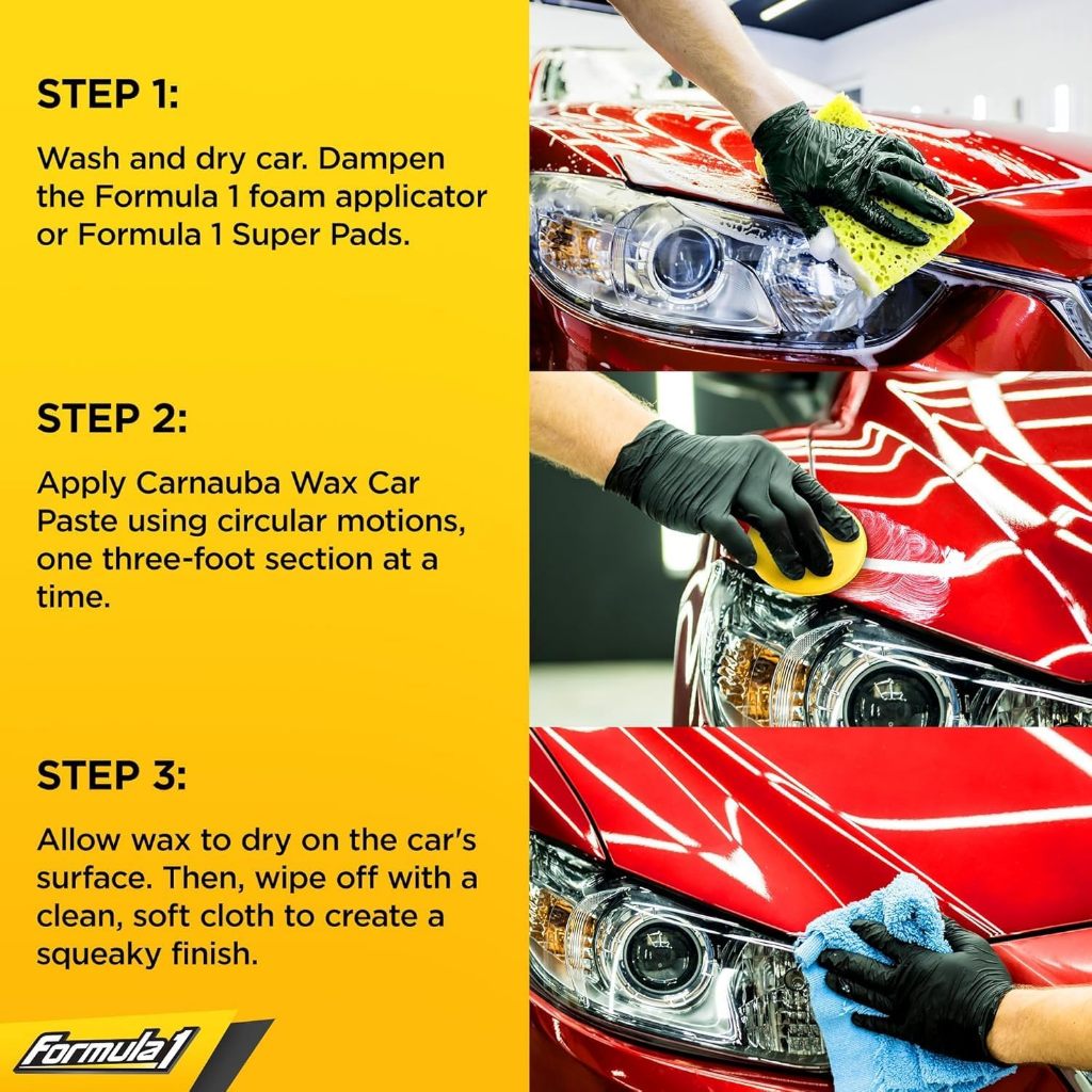 Formula 1 Hign Performance Carnauba Car Wax Hign Gloss Shine 8 oz / 230g