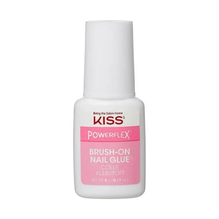 Kiss Bring Home the Salon Home PowerFlex Brush - On Nail Glue 0.17 Oz