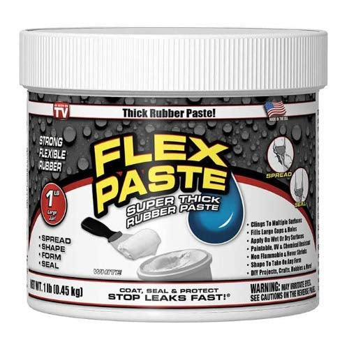 Flex Paste Super Thick Rubber Paste Strong Flexible 1lb With 3 Allway Putty Tools (454g/0.45kg)