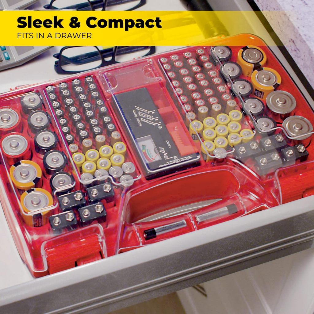Battery Daddy Storage System Store And organize All Your Batteries Holds 180 Batteries Double Sided