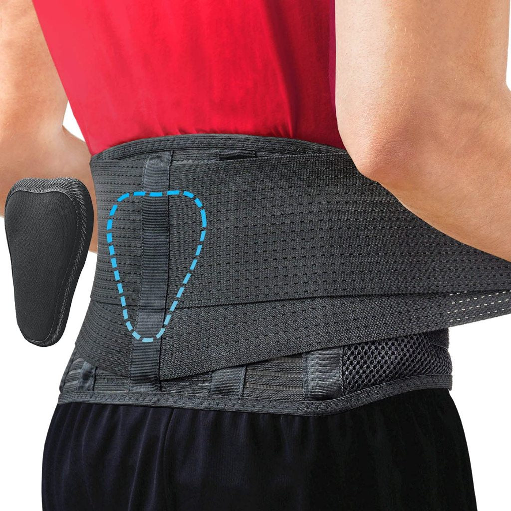 Sparthos Back Brace for Lower Back Pain For Men & Women (Large)