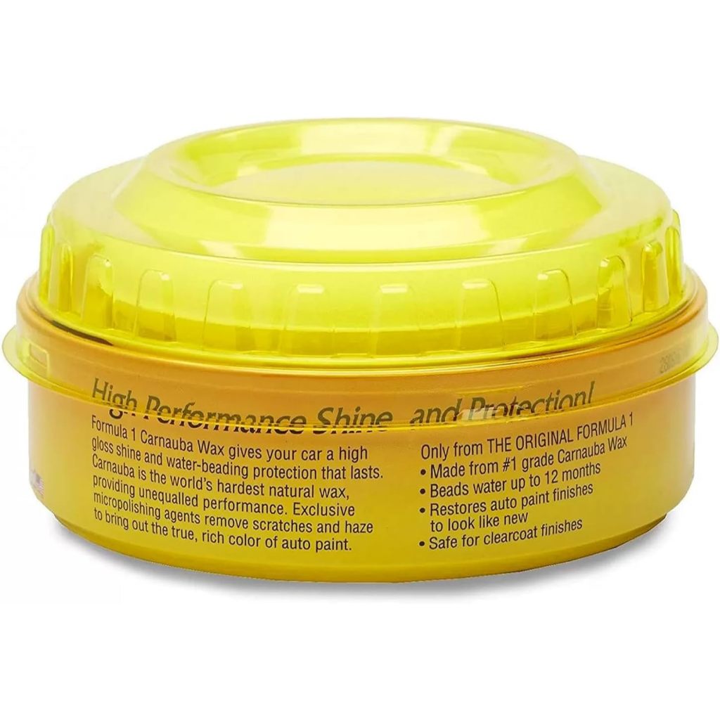 Formula 1 Hign Performance Carnauba Car Wax Hign Gloss Shine 8 oz / 230g