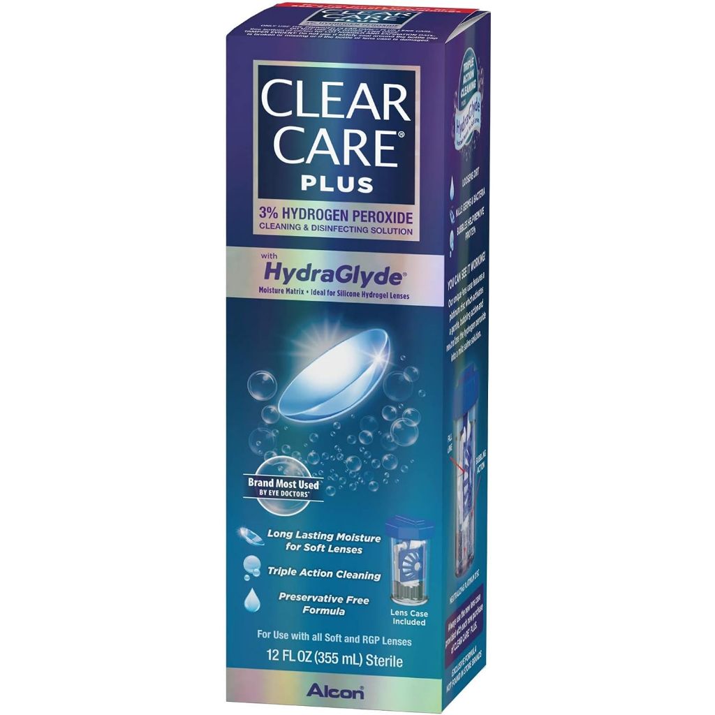 Clear Care Plus with HydraGlyde Cleaning and Disinfecting Solution - 12 fl oz / 355ml