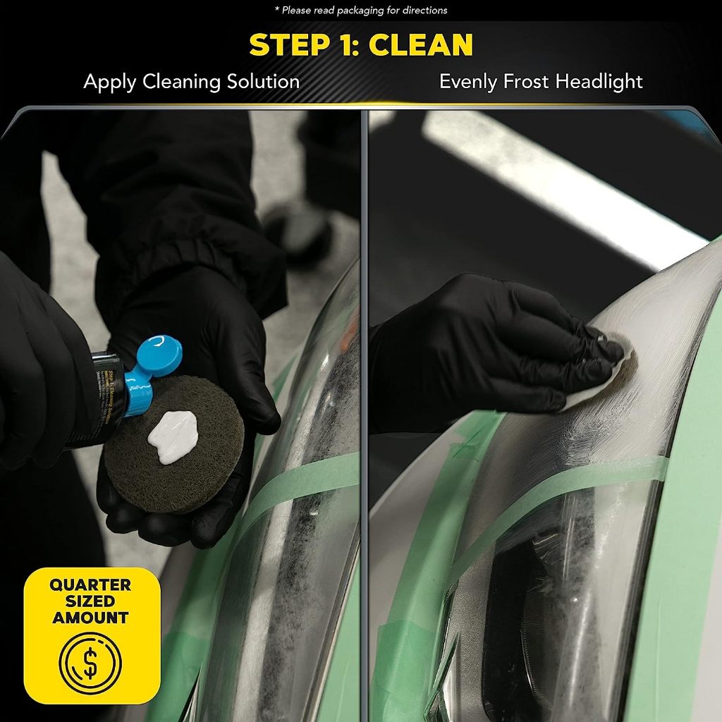 Meguiar's Two Step Headlight Restoration Kit (No Drill Required)