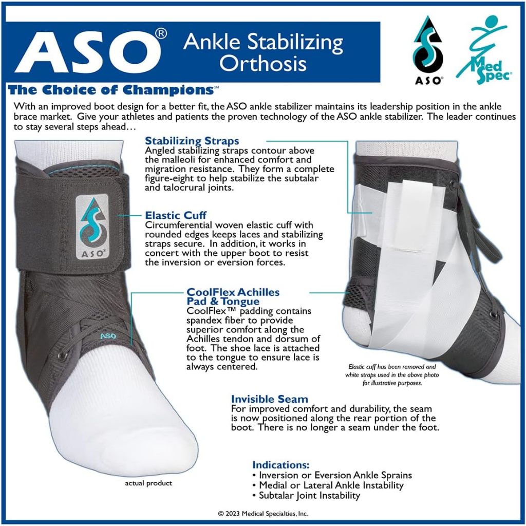 Med Spec ASO Ankle Stabilizer - Medium