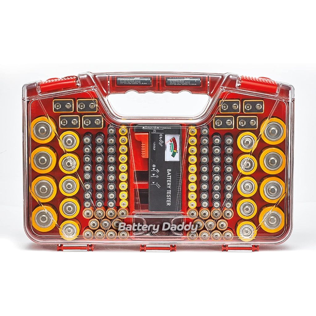 Battery Daddy Storage System Store And organize All Your Batteries Holds 180 Batteries Double Sided