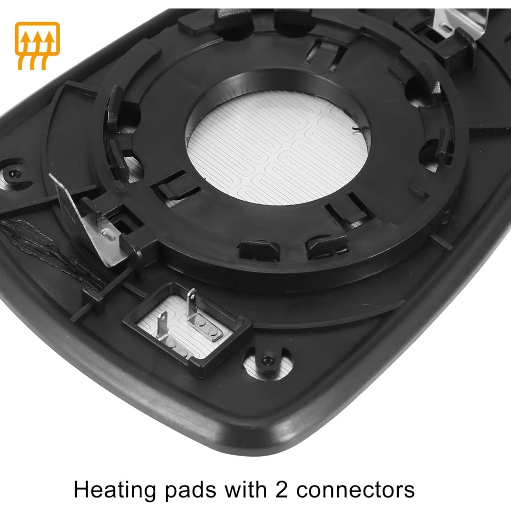 Car Door Extension Right Passenger Side Heated Mirror Glass