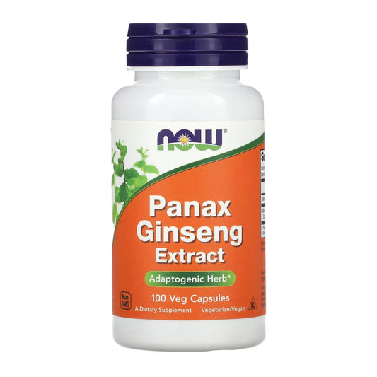 Now Foods Panax Ginseng Extract 100 Veg Capsules