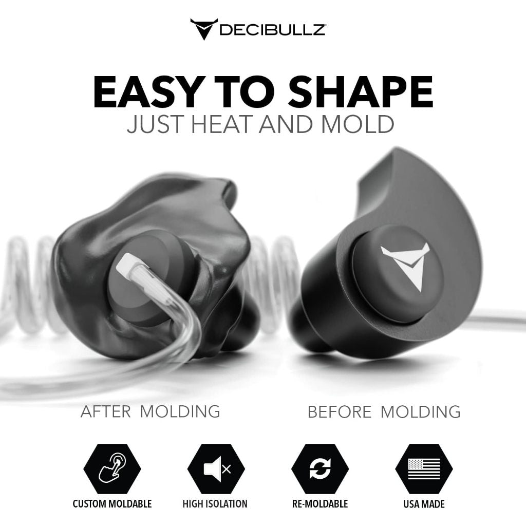 Decibullz Custom Molded Surveillance Earpieces, Isolation