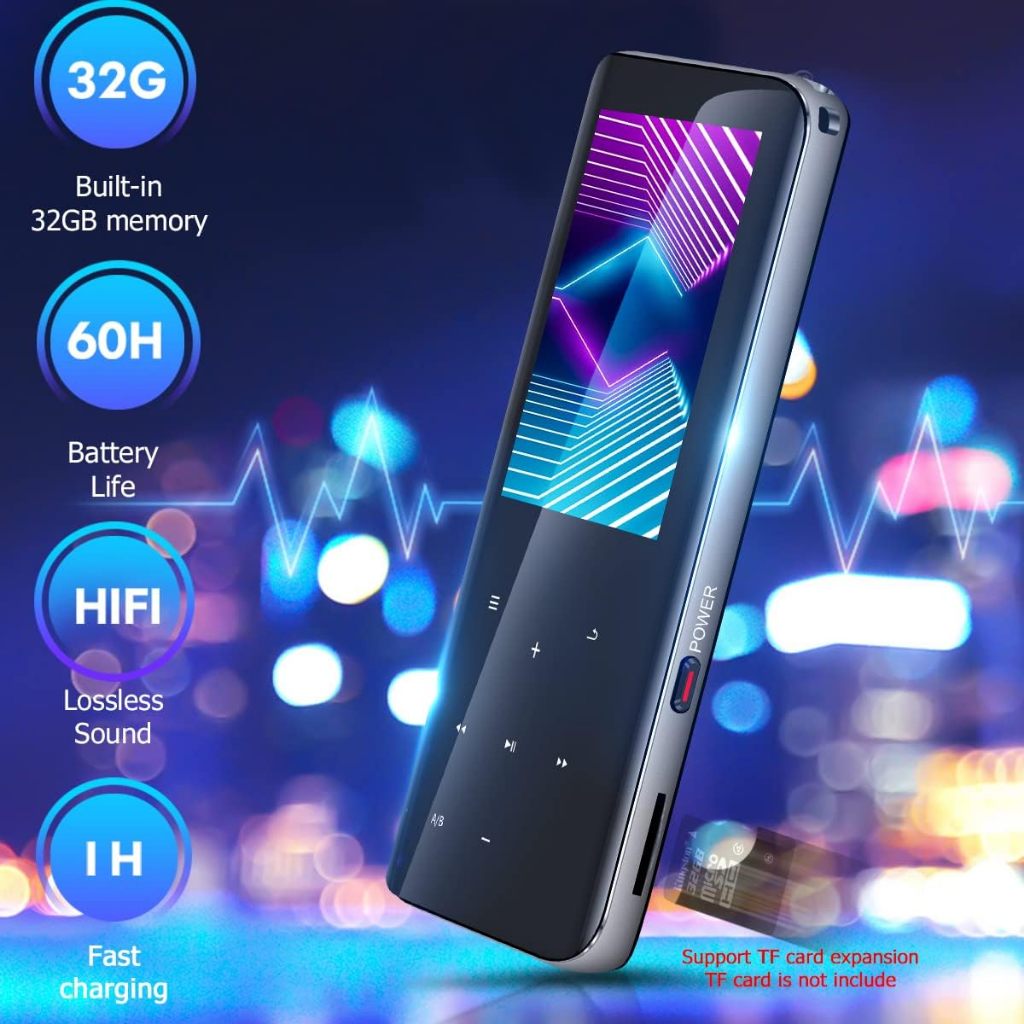 32GB Mp3 Player with Bluetooth 5.0