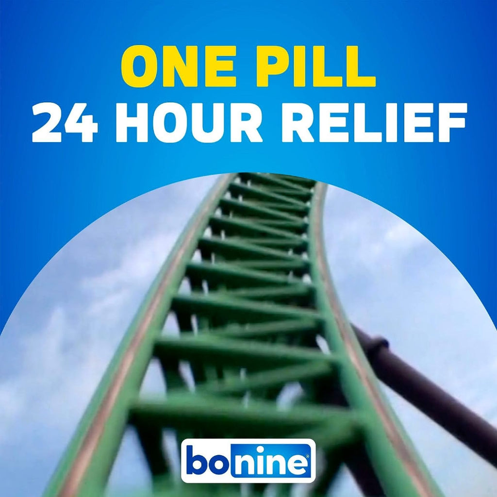 Bonine Less Drowsy than Dramamine For Motion Sickness - 8 Chewable Tablets