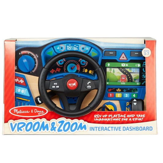 Melissa And Doug Vroom And Zoom Interactive Dashboard Ages 3+