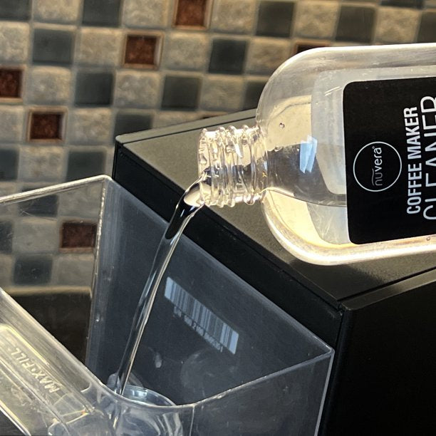 Nuvera Coffee Maker Cleaner for Single and Multi-Cup Machines Removes Lime Build Up 8 fl. oz /236 ml