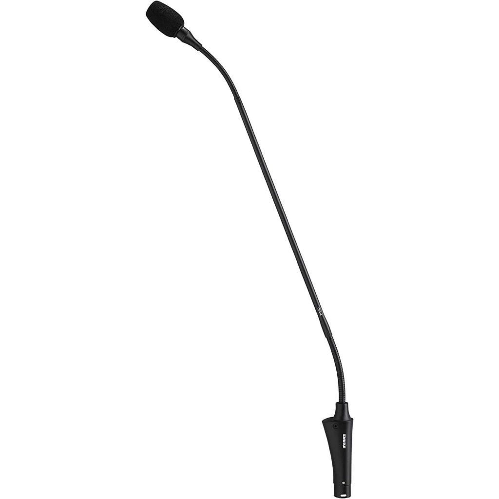 Shure CVG18-B/C Gooseneck Condenser Microphone, 18-Inch (Black)