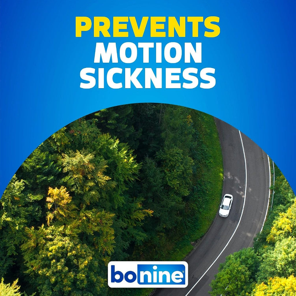 Bonine Less Drowsy than Dramamine For Motion Sickness - 8 Chewable Tablets