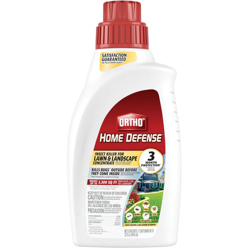 Ortho Home Defense Insect Killer For Lawn and Landscape Concentrate 3 Month Protection - 946ml