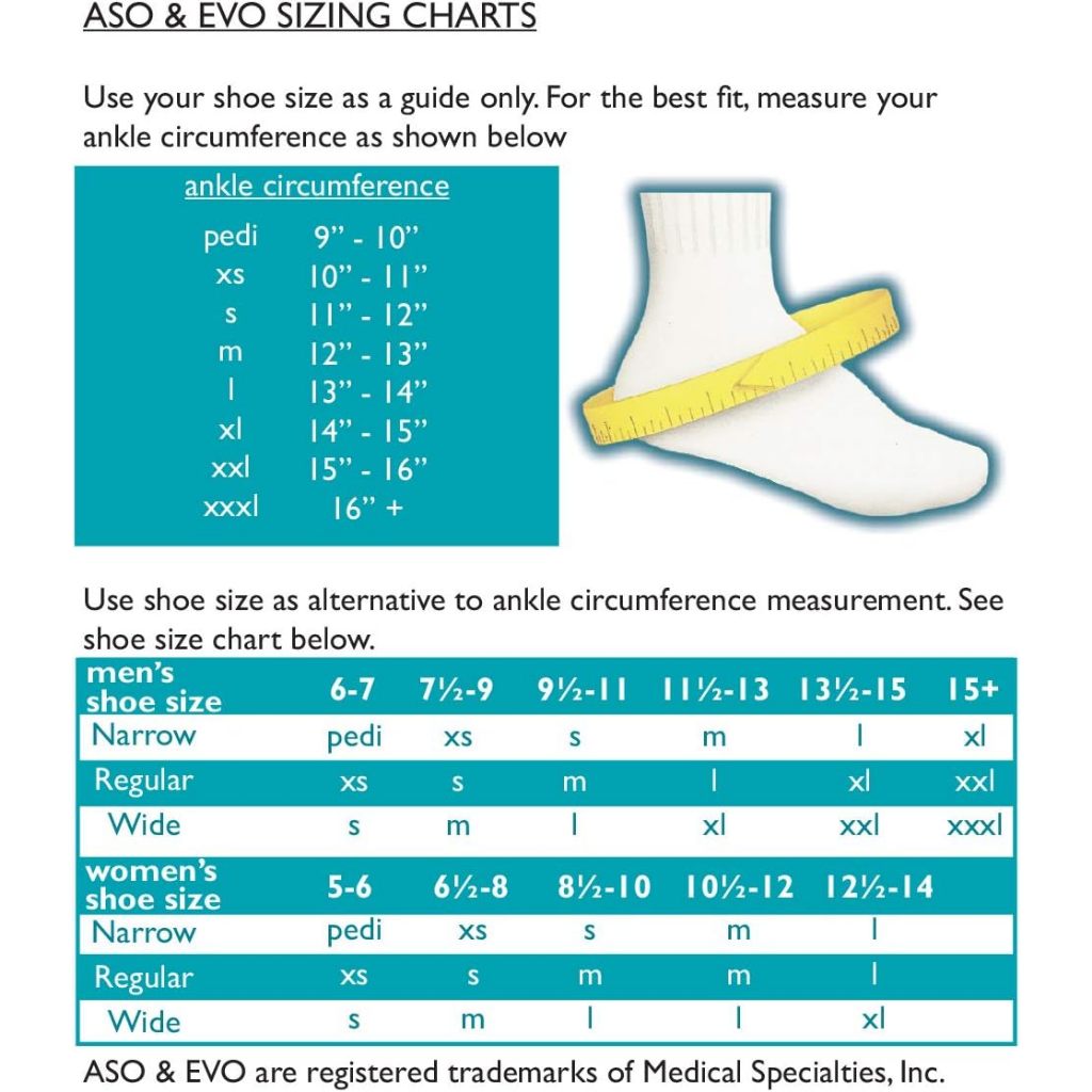 Med Spec ASO Ankle Stabilizer - Medium