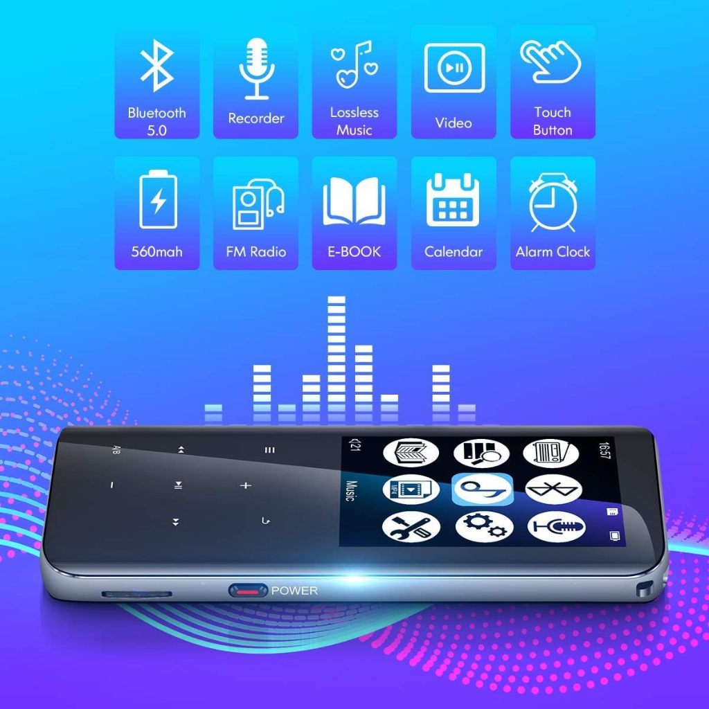 32GB Mp3 Player with Bluetooth 5.0