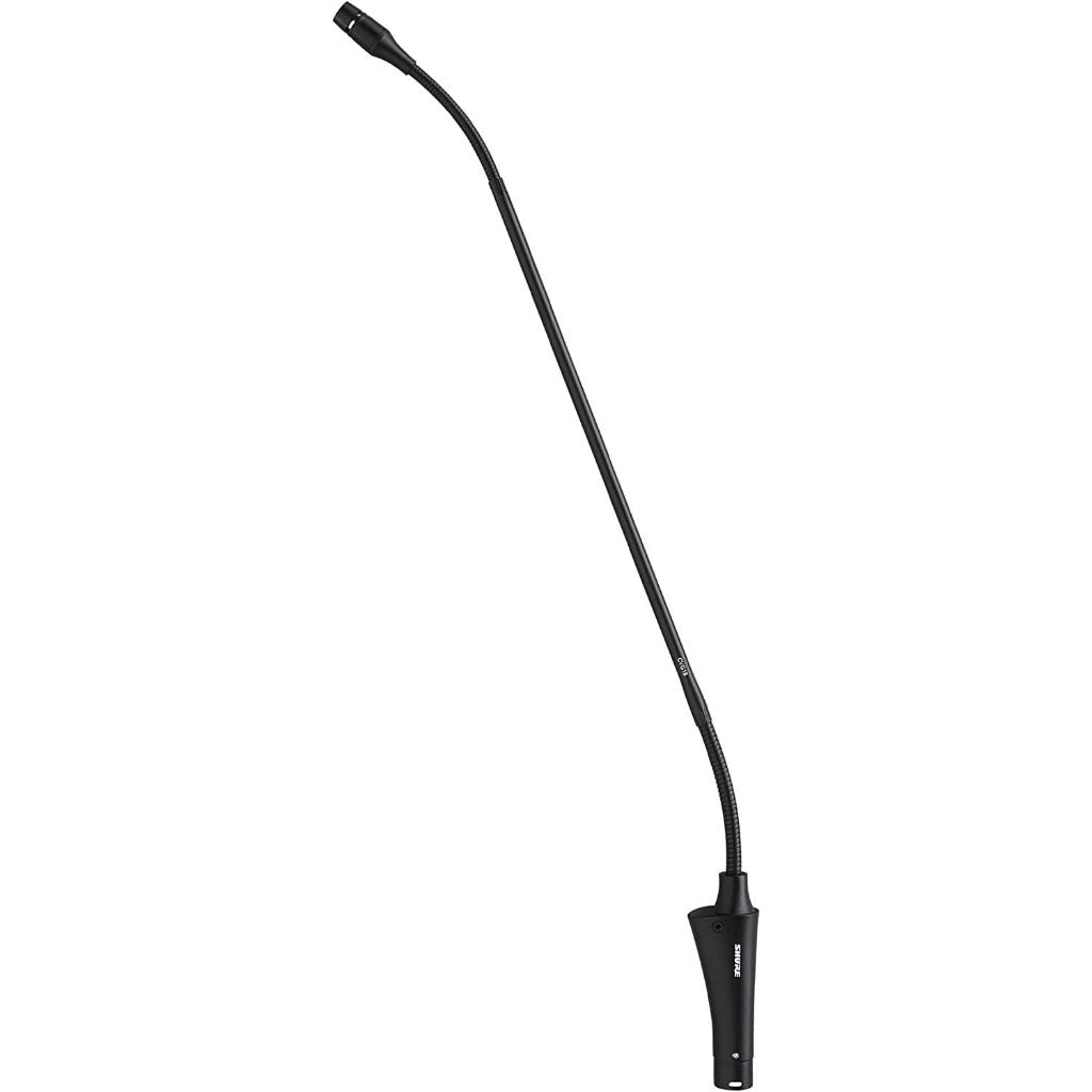 Shure CVG18-B/C Gooseneck Condenser Microphone, 18-Inch (Black)