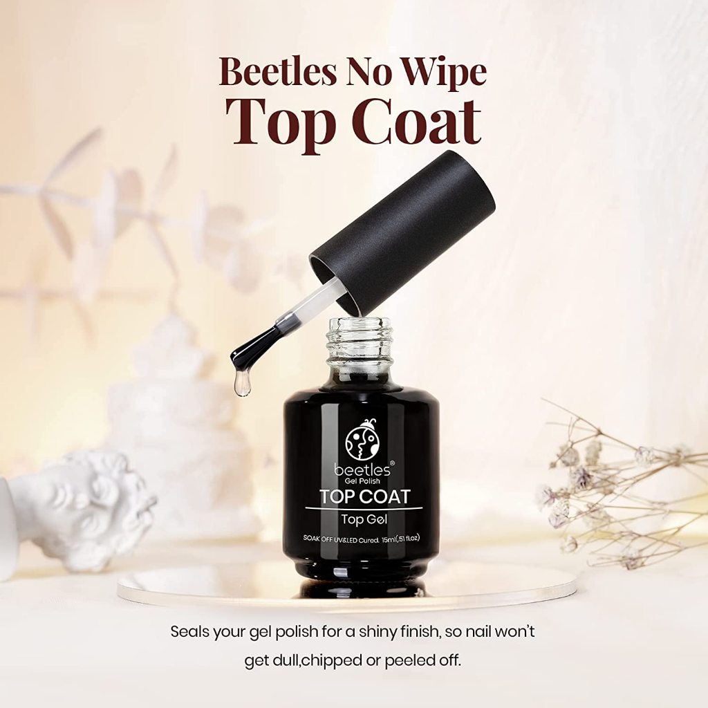 Beetles Gel Polish Top Coat Soak Off UV & LED Cured 0.51 Oz