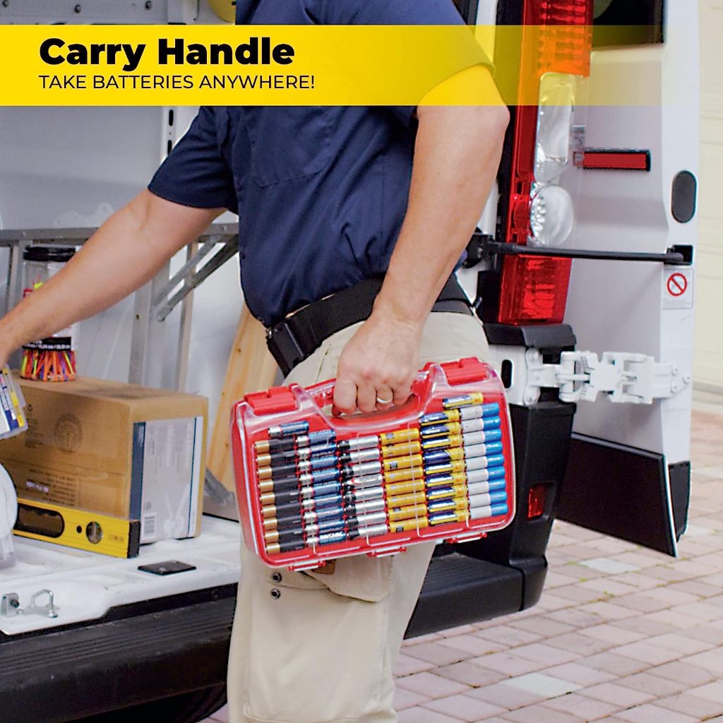 Battery Daddy Storage System Store And organize All Your Batteries Holds 180 Batteries Double Sided