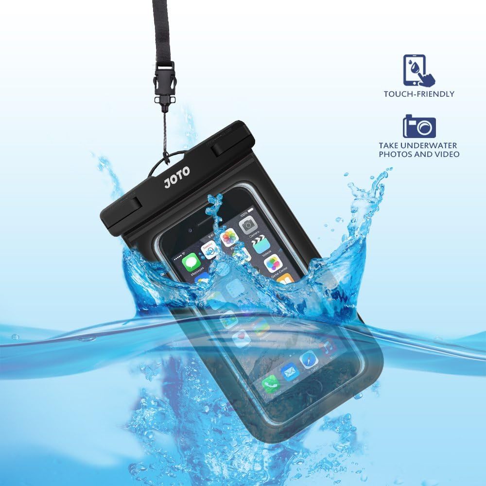 Joto Universal Waterproof Case XL Up To 6.9 Inch, Black