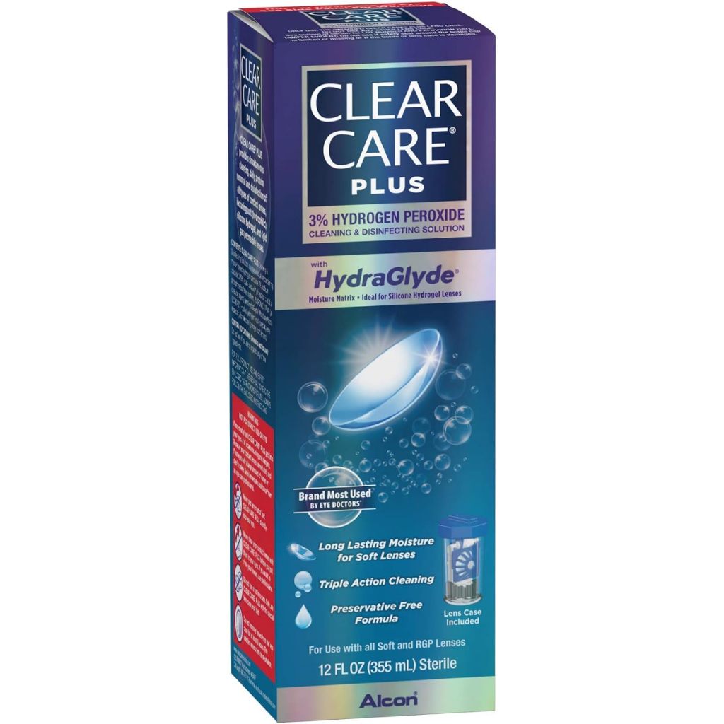 Clear Care Plus with HydraGlyde Cleaning and Disinfecting Solution - 12 fl oz / 355ml