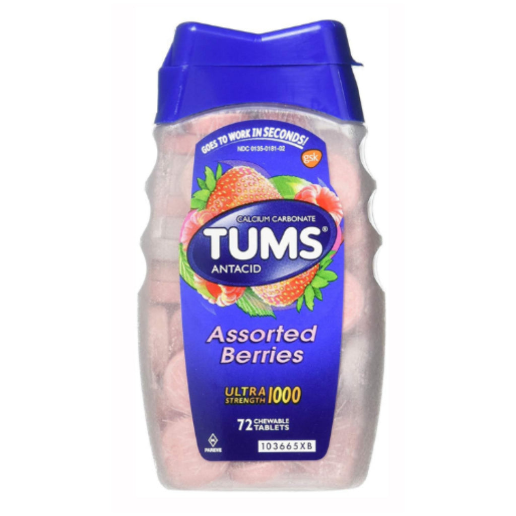 Tums Ultra Strength 1000 Assorted Berries (16 Tablets) Trial Pack