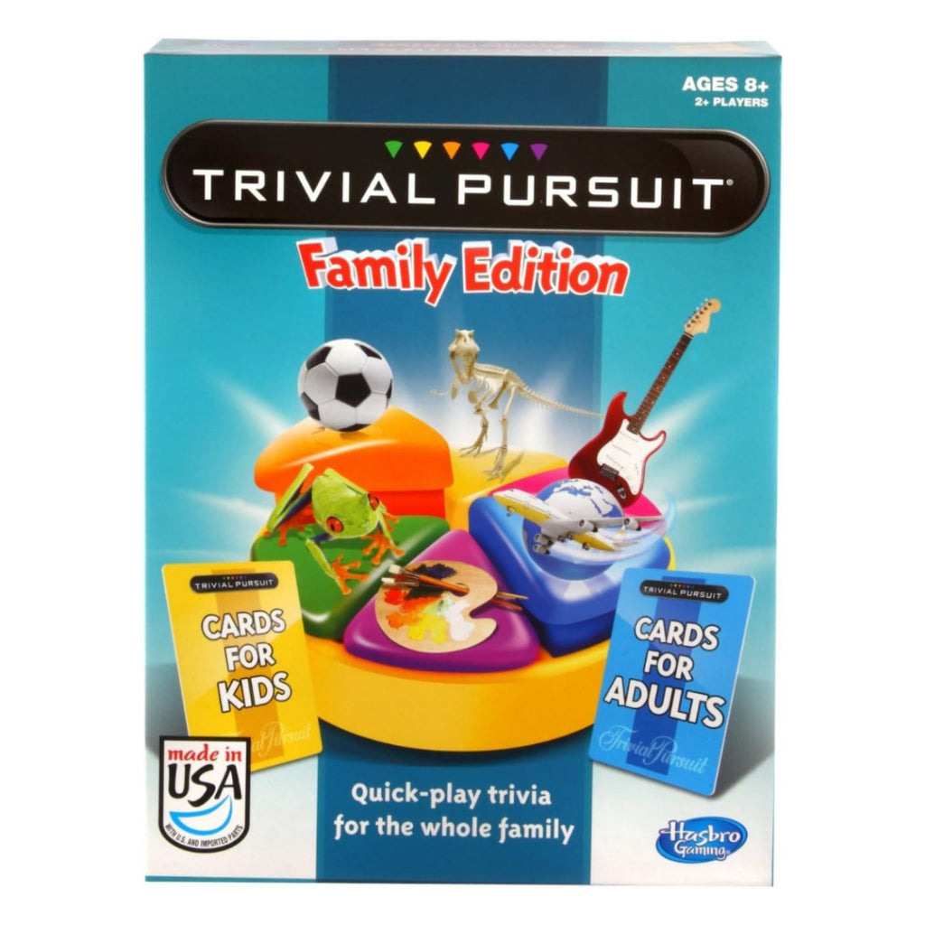 Hasbro Gaming Trivial Pursuit Family Edition Board Game 2+ Players