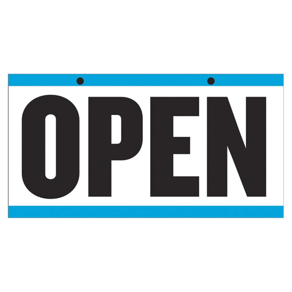 Bazic Products Double Sided Open/Close Sign With Clock Hands 6 x 11.5 ...