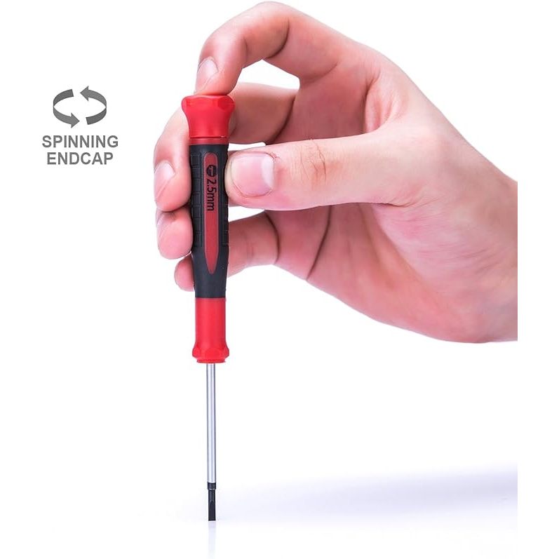 EFFICERE Swivel End Cap Screwdriver 9 Pieces Set