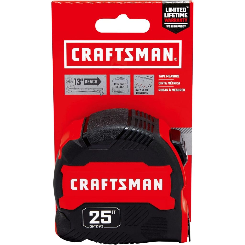 Craftsman 25 ft. Tape Measure CMHT37443