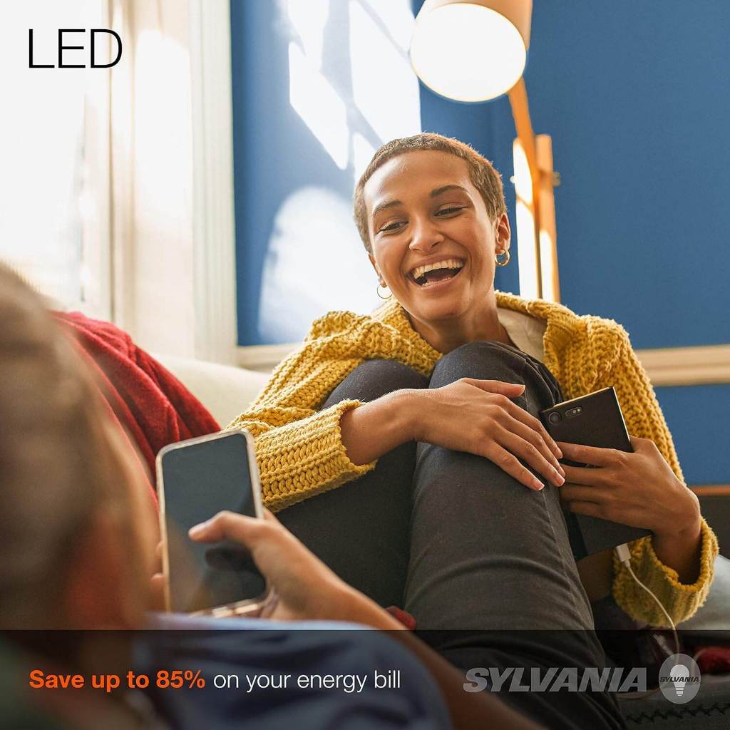 Sylvania 60W Eco LED Light Bulb, Non-Dimmable, Soft White - 8 Count (Pack of 1)