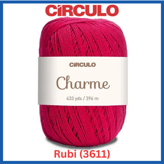 Circulo Yarns CHARME 100% Brazilian Virgin Cotton Yarn 433 yds / 396 m