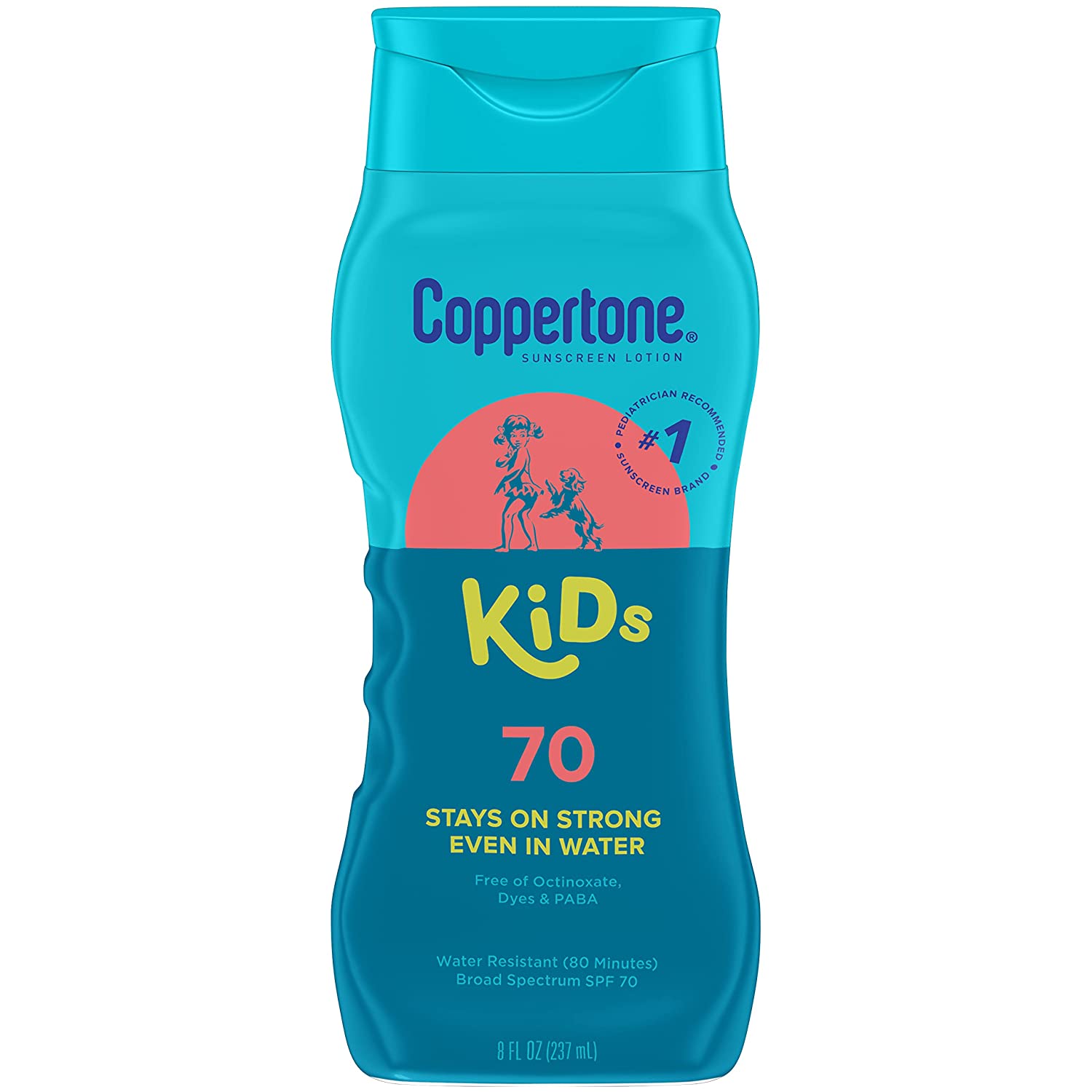 Coppertone Sunscreen Lotion Stays On Strong Even In Water Kids SPF 70 ...