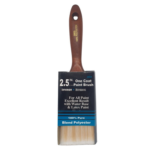 Blend Polyester One Coat Paint Brush for All Paint Excellent Result 2.5 Inches (20025)