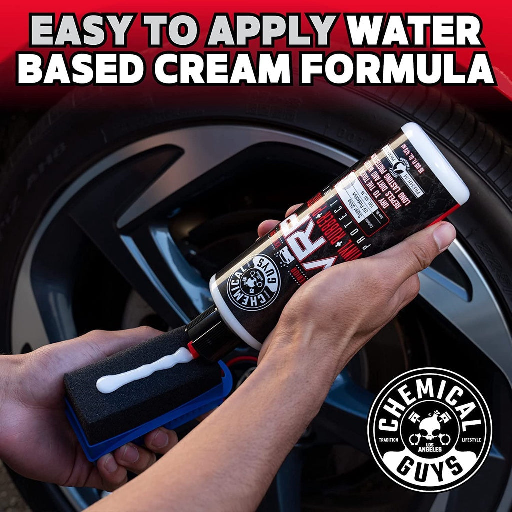 Chemical Guys Vinyl + Rubber + Plastic Protectant Repels Dirt & Water Long Lasting Protection 16 Oz