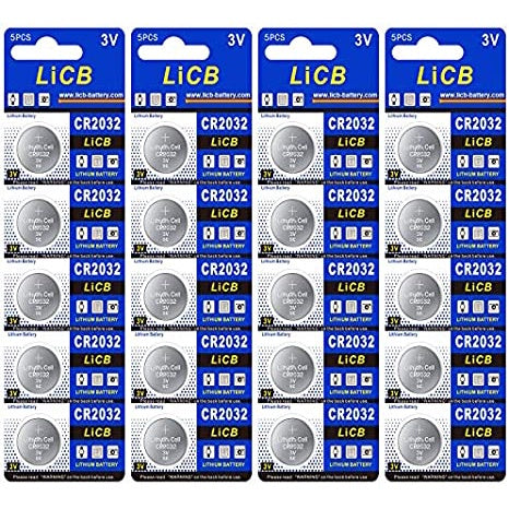 LiCB CR 2032 3V Lithium Battery 20-Pack