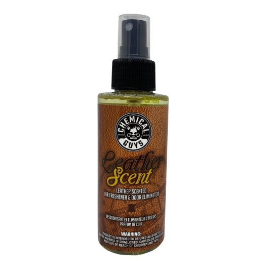 Chemical Guys Leather Scented Air Freshener & Odor Eliminator 4 Oz