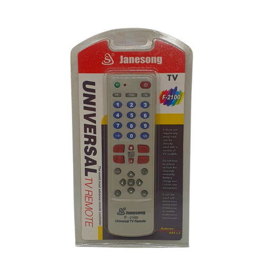Janesong Universal TV Remote (F-2100)