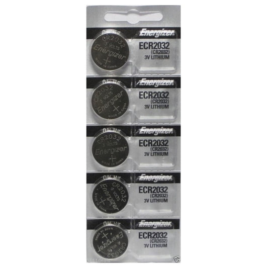 Energizer ECR2032 3V Lithium Replacement Battery 5 Count PACKAGING MAY VARY