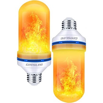 CPPSLEE LED Flame Light 90% Energy Saving 2 Count
