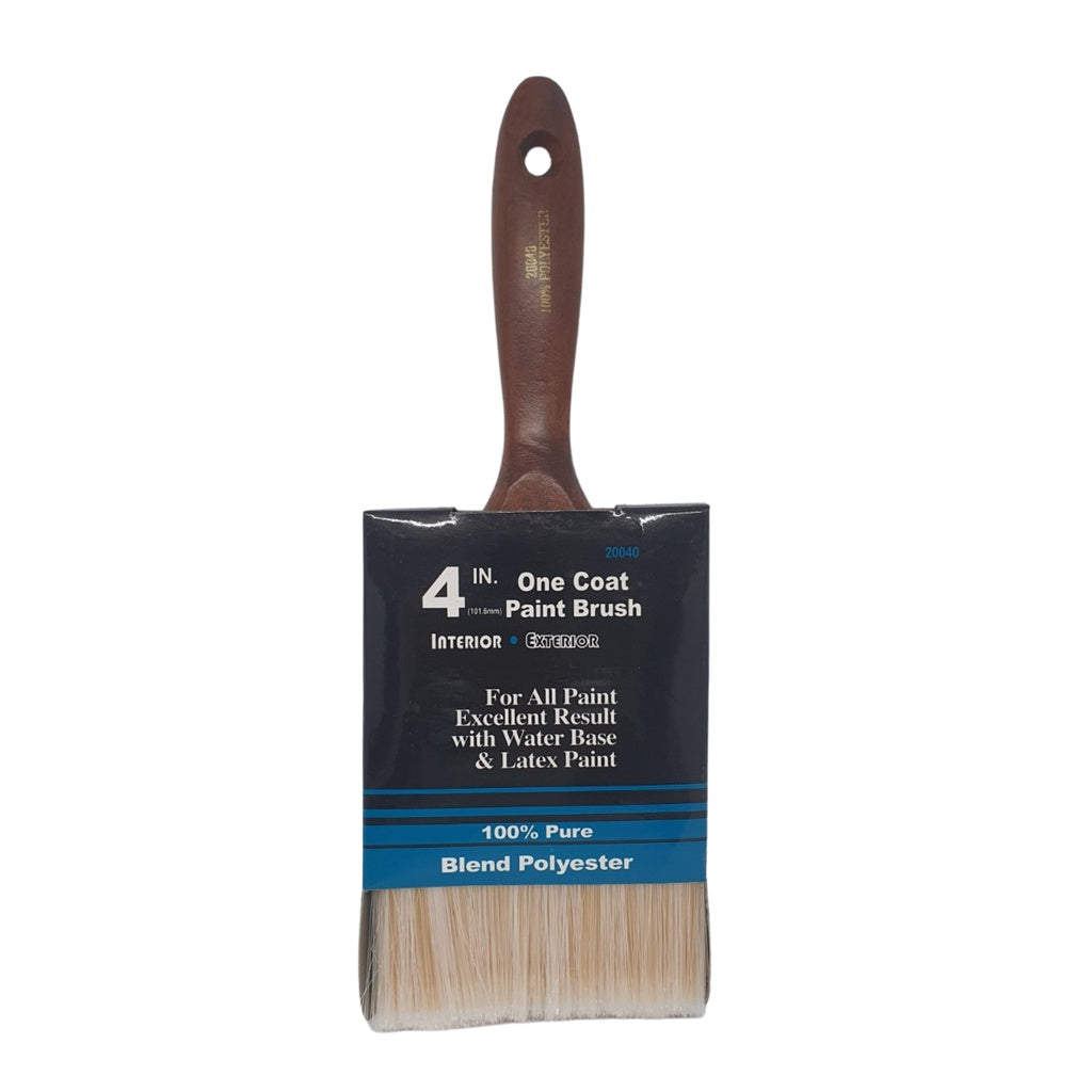 Blend Polyester One Coat Paint Brush for All Paint Excellent Result 4 Inches (20040)