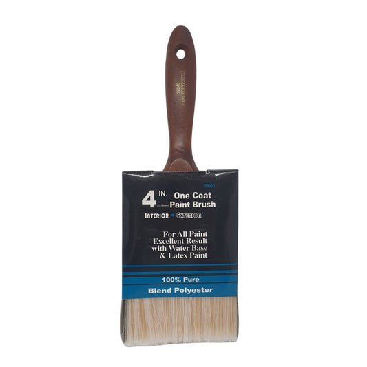 Blend Polyester One Coat Paint Brush for All Paint Excellent Result 4 Inches (20040)