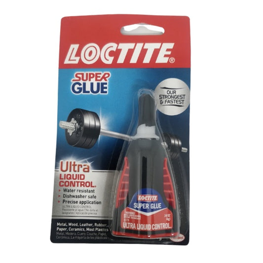 Loctite Super Glue Ultra Liquid Control Water Resistant Dishwasher Safe 0.14 fl oz (4g)