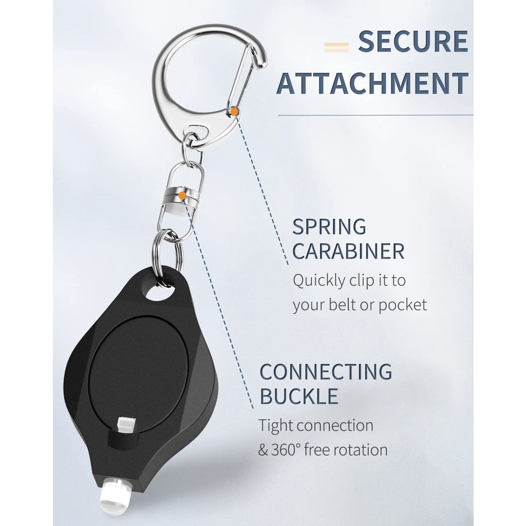 Uniclife Mini Keychain LED Flashlight 1 Count